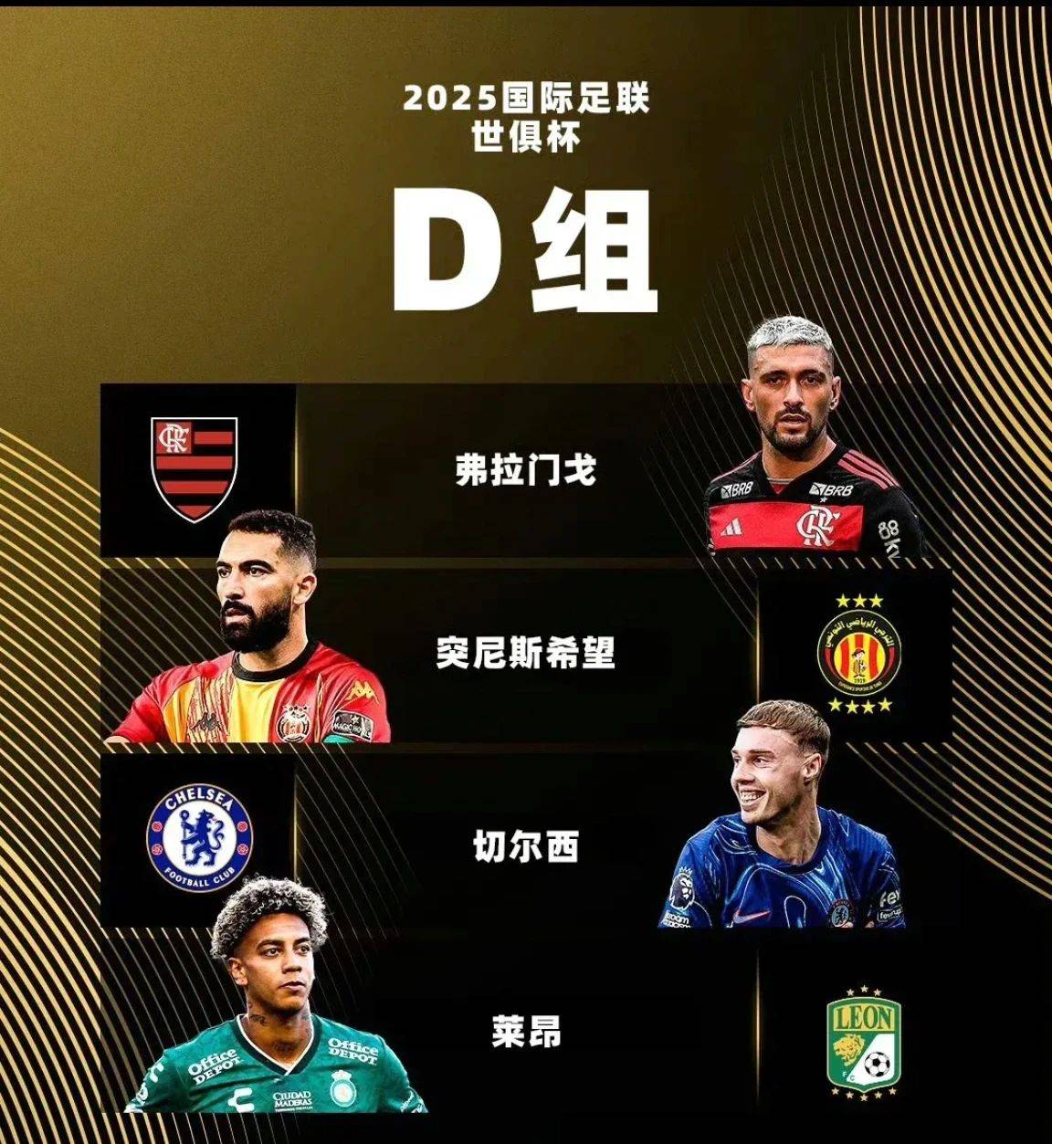 2025世俱杯D组巡礼：切尔西最强洛杉矶顶替莱昂